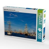 Produktbild: CALVENDO Puzzle Segelschiffe auf der Hanse Sail | 1000 Teile Lege-Gr&ouml;&szlig;e 64x48cm Foto-Puzzle f&uuml;r gl&uuml;ckliche Stunden