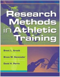 Produktbild: Arnold, B: Research Methods in Athletic Training