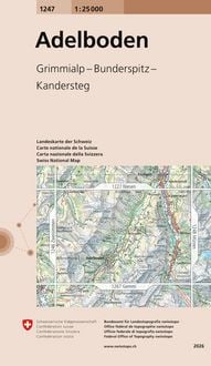 Produktbild: Swisstopo 1 : 25 000 Adelboden