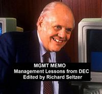 Produktbild: MGMT MEMO: Management Lessons from DEC