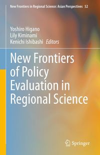 Produktbild: New Frontiers of Policy Evaluation in Regional Science