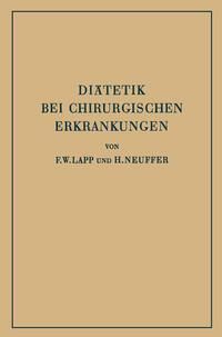 Produktbild: Di&auml;tetik bei Chirurgischen Erkrankungen