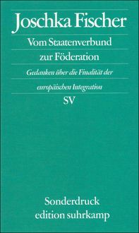 Produktbild: Vom Staatenverbund zur F&ouml;deration