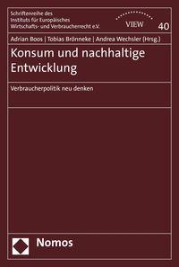 Produktbild: Konsum und nachhaltige Entwicklung
