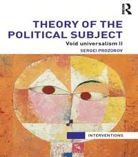 Produktbild: Theory of the Political Subject