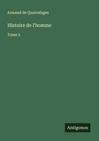 Produktbild: Histoire de l'homme