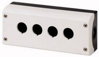Produktbild: Eaton M22-I4 216539 Aufbaugeh&auml;use 4 Einbaustellen, f&uuml;r Bodenbefestigung (&Oslash; x H) 22 mm x 80 mm Anthrazit 1 St.