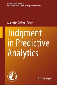 Produktbild: Judgment in Predictive Analytics