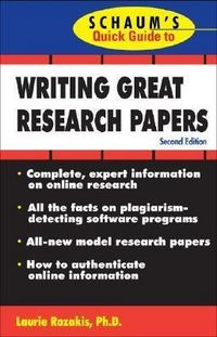 Produktbild: Rozakis, L: Writing Great Research Papers