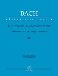Produktbild: Klavierb&uuml;chlein f&uuml;r Anna Magdalena Bach (1725), mit Fingers&auml;tzen, Klavier