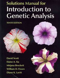 Produktbild: Intro To Genetic Analysis Solu