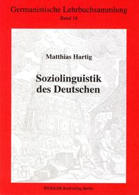 Produktbild: Soziolinguistik des Deutschen