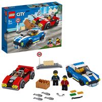 LEGO City 60242 Festnahme auf der Autobahn, Polizei-Auto Spielzeug 