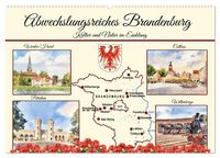 Produktbild: Abwechslungsreiches Brandenburg (Wandkalender 2027 DIN A2 quer), CALVENDO Monatskalender