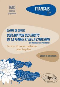 Produktbild: Fran&ccedil;ais. Premi&egrave;re. L'oeuvre et son parcours : Olympe de Gouges - D&eacute;claration des droits de la femme et de la citoyenne (du "pr&eacute;ambule" au "postambule