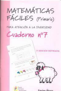 Produktbild: Matem&aacute;ticas f&aacute;ciles 7, Educaci&oacute;n Primaria