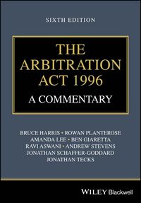 Produktbild: The Arbitration Act 1996