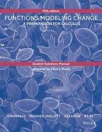 Produktbild: Student Solutions Manual to Accompany Functions Modeling Change