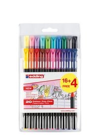 Bild vom Artikel Edding Fasermaler 1200 Colour Pens Fine 20er Set vom Autor 