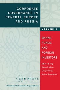 Produktbild: Corporate Governance in Central Europe and Russia
