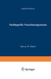 Produktbild: Fachbegriffe Versicherungswesen / Dictionary of Insurance Terms