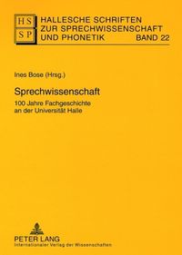 Produktbild: Sprechwissenschaft
