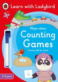 Produktbild: Counting Games: A Learn with Ladybird Wipe-clean Activity Book (3-5 years)