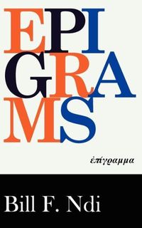 Produktbild: Ndi, B: Epigrams
