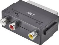 Produktbild: SpeaKa Professional SP-7869904 Cinch / SCART Adapter [3x Cinch-Buchse - 1x SCART-Stecker] Schwarz