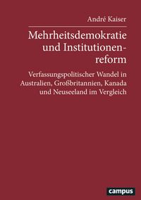 Produktbild: Mehrheitsdemokratie und Institutionenreform