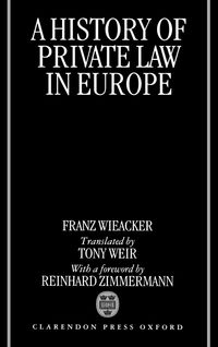 Produktbild: A History of Private Law in Europe