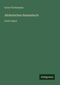 Produktbild: Altdeutsches Namenbuch