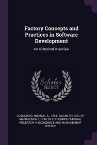 Produktbild: Factory Concepts and Practices in Software Development