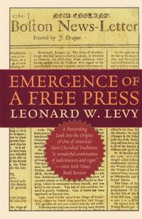 Produktbild: Emergence of a Free Press