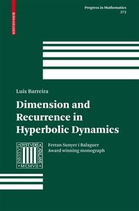 Produktbild: Dimension and Recurrence in Hyperbolic Dynamics