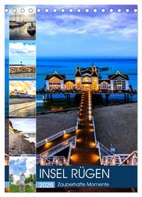 Produktbild: INSEL R&Uuml;GEN - Zauberhafte Momente (Tischkalender 2026 DIN A5 hoch), CALVENDO Monatskalender