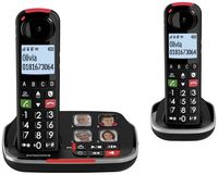 Produktbild: SwissVoice Xtra 2355 Duo Schnurloses Seniorentelefon Anrufbeantworter, Foto-Tasten, Freisprechen, f&uuml;r H&ouml;rger&auml;te kompatibel, Wahlwiederholung Beleuc