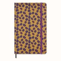 Produktbild: Moleskine Silk Notizbuch large/A5, liniert, fester Einband, gelb