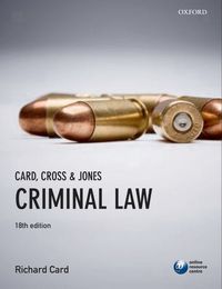 Produktbild: Card, Cross & Jones: Criminal Law