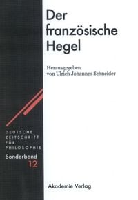 Produktbild: Der franz&ouml;sische Hegel