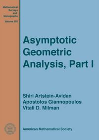 Produktbild: Artstein-Avidan, S:  Asymptotic Geometric Analysis, Part I