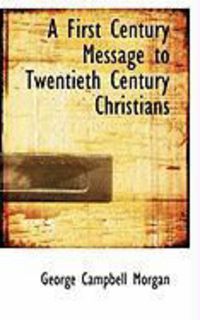 Produktbild: A First Century Message to Twentieth Century Christians