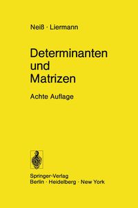 Produktbild: Determinanten und Matrizen