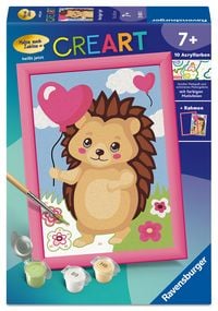 Produktbild: CreArt, Malen nach Zahlen Kinder - Herziger Igel