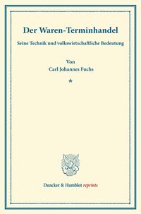 Produktbild: Der Waren-Terminhandel,