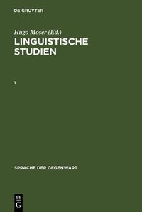 Produktbild: Linguistische Studien. 1