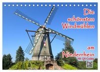 Produktbild: Die sch&ouml;nsten Windm&uuml;hlen am Niederrhein (Tischkalender 2027 DIN A5 quer), CALVENDO Monatskalender