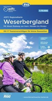 Produktbild: BVA ADFC Regionalkarte Weserbergland 1:75.000