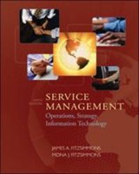 Produktbild: Fitzsimmons, J: Service Management: Operations, Strategy, In