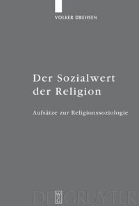 Produktbild: Der Sozialwert der Religion